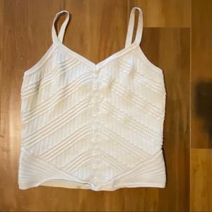 Christian Dior Cream Boutique Sweater Tank
